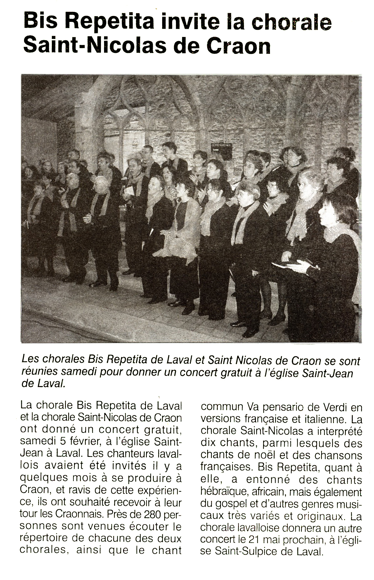 Courrier de la Mayenne édition de laval du 10 au 16 février 2005