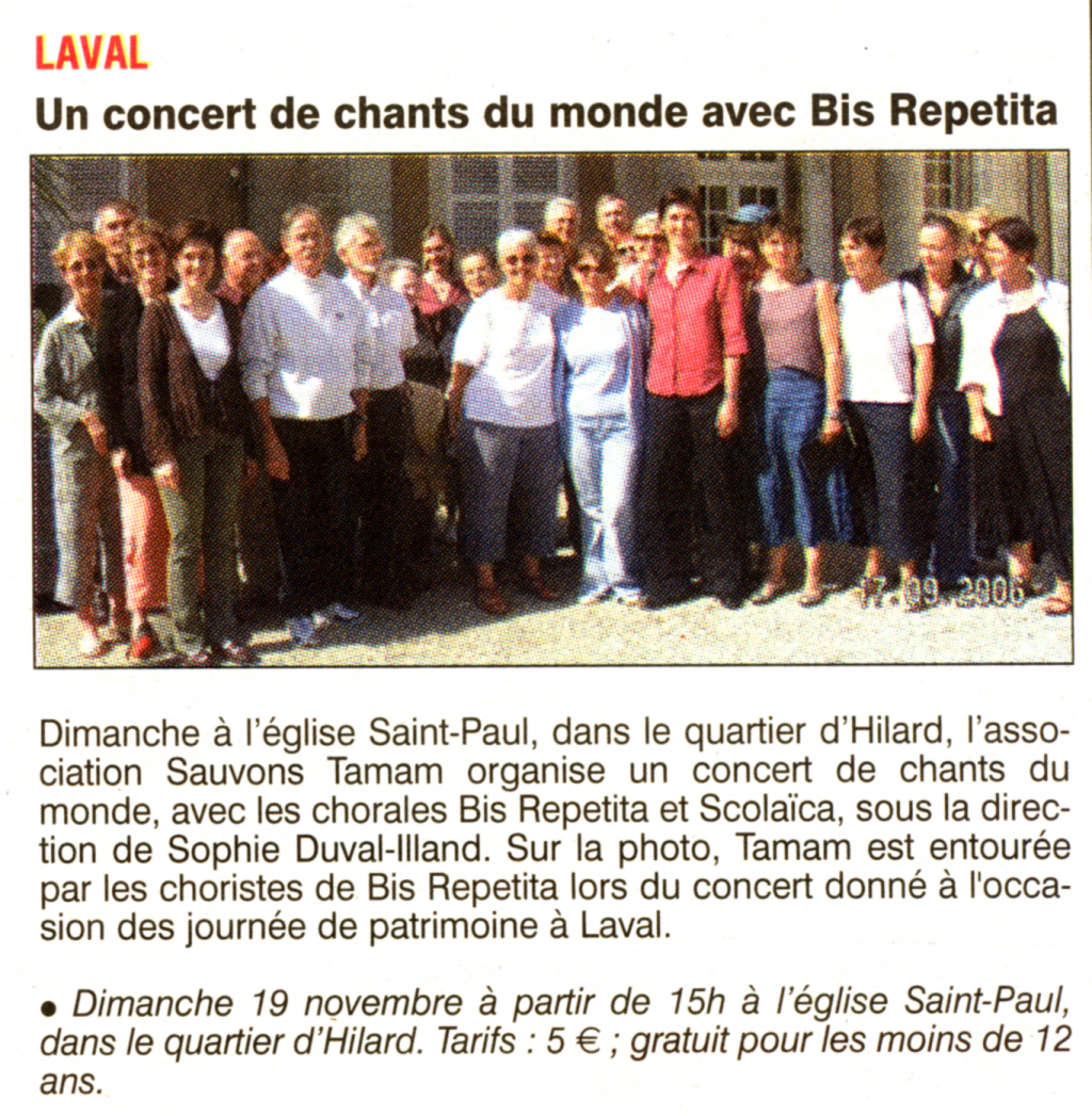 Courrier de la Mayenne n°3252 du 16-22 novembre 2006