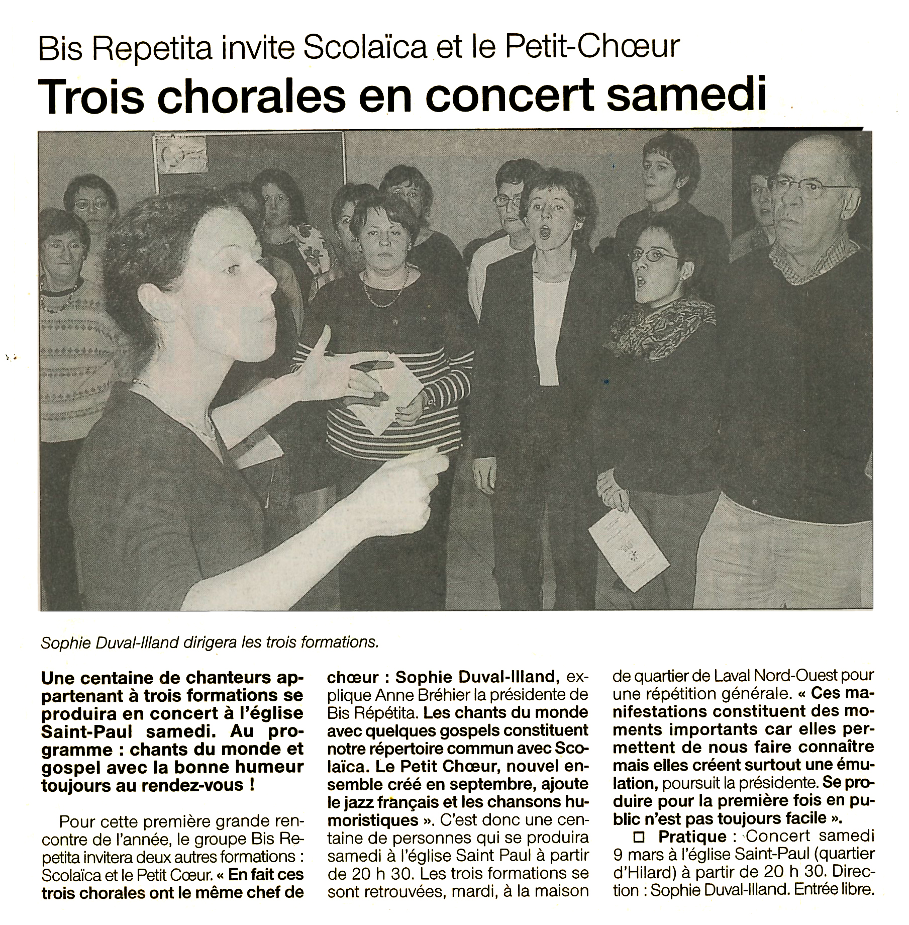 Ouest France du 08 mars 2002